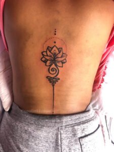 Lotus Back Tattoos