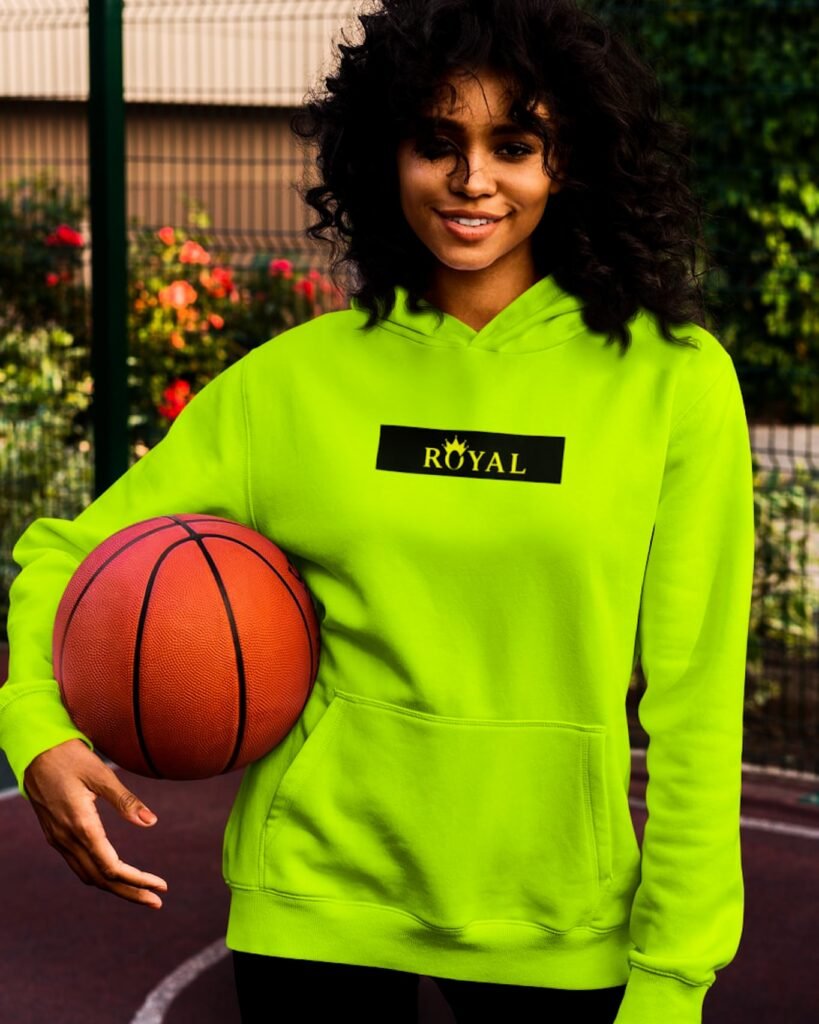 Royal Luminous Green hoodie