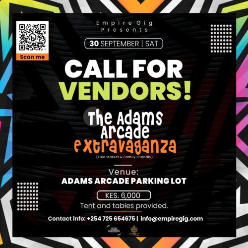 call for vendors Adams Artcade