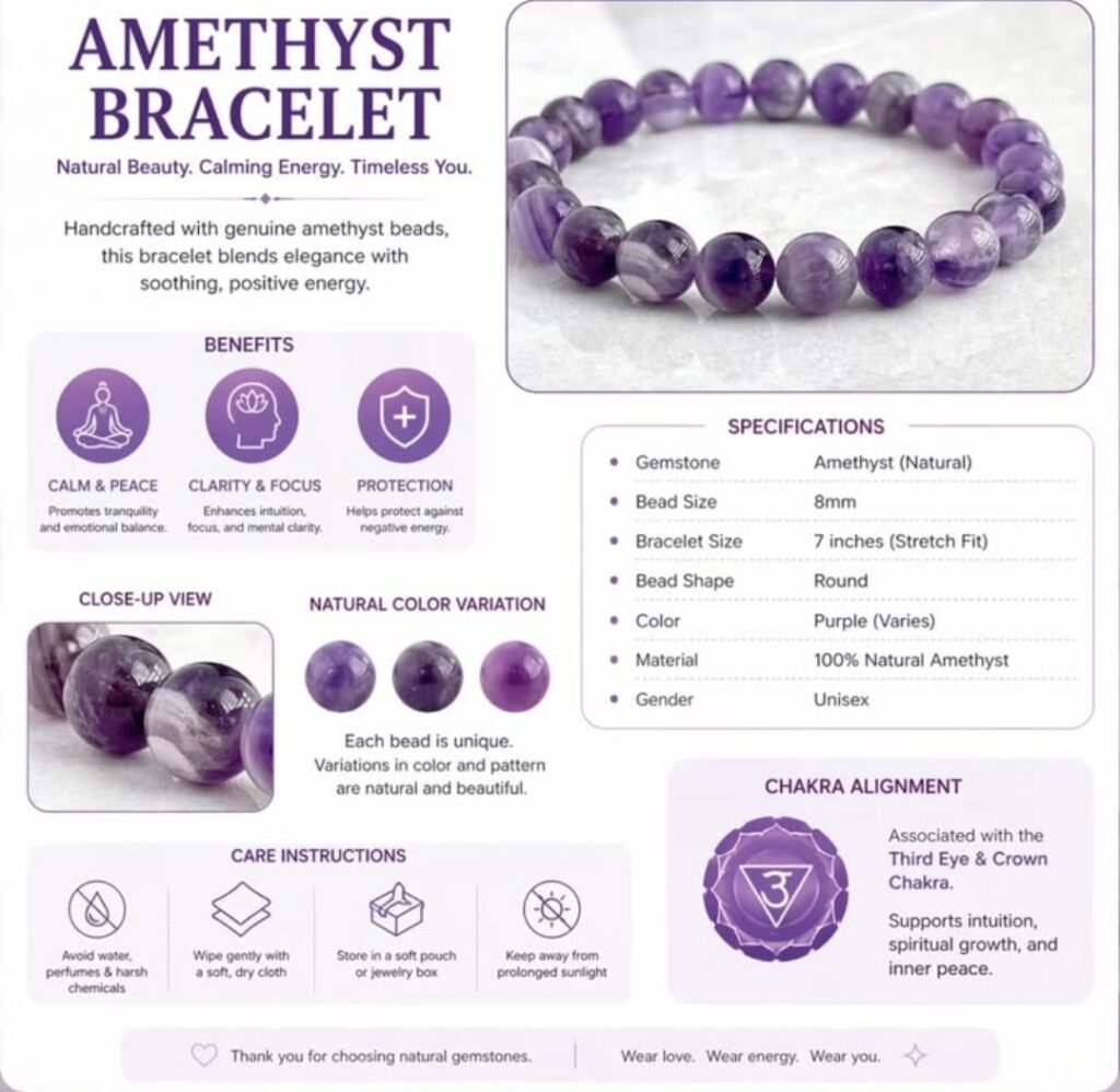 Amethyst 8mm